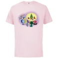 thumbnail image 1 of Disney PIXAR Inside Out Retro Holiday - Short Sleeve Cotton T-Shirt for Adults - Customized-Soft Pink, 1 of 5