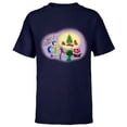thumbnail image 1 of Disney PIXAR Inside Out Retro Holiday - Short Sleeve T-Shirt for Kids - Customized-Navy, 1 of 5