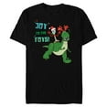 thumbnail image 1 of Disney PIXAR Joy to the Toy Story Forky & Rex Holiday - Short Sleeve Blended T-Shirt for Adults - Customized-Black, 1 of 5