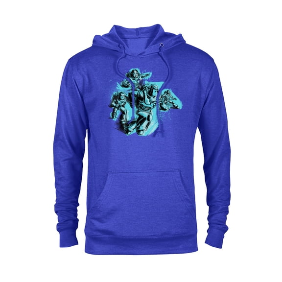 Disney PIXAR Lightyear Buzz, Mo, Darby & Izzy - Pullover Hoodie for Adults - Customized-Royal