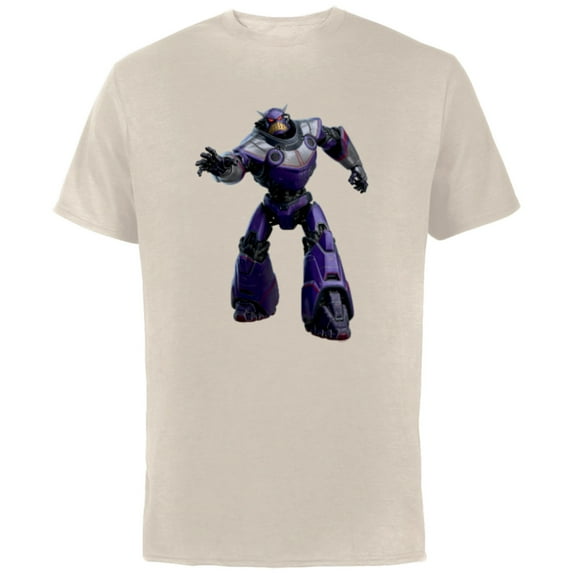 Disney PIXAR Lightyear Emperor Zurg - Short Sleeve Cotton T-Shirt for Adults - Customized-Natural