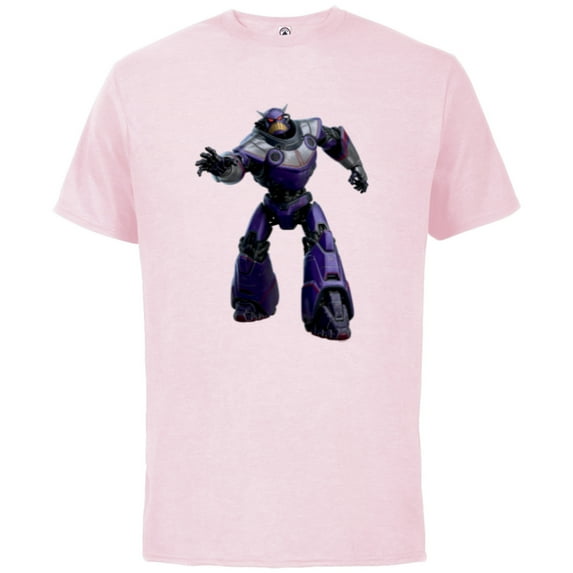 Disney PIXAR Lightyear Emperor Zurg - Short Sleeve Cotton T-Shirt for Adults - Customized-Soft Pink