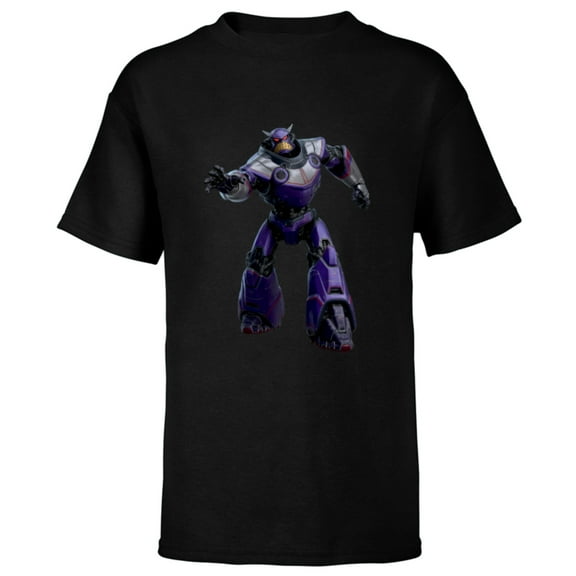 Disney PIXAR Lightyear Emperor Zurg - Short Sleeve T-Shirt for Kids - Customized-Black