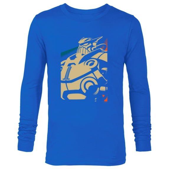 Disney PIXAR Lightyear Emperor Zurg Silhouette - Long Sleeve T-Shirt for Men - Customized-Navy