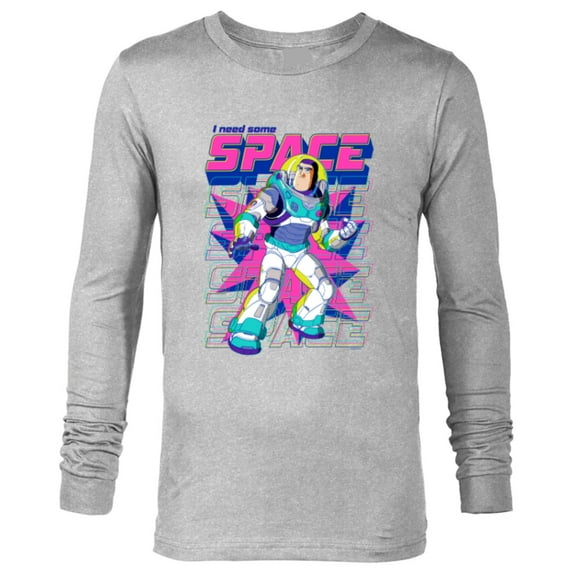 Disney PIXAR Lightyear I Need Some Space - Long Sleeve T-Shirt for Men - Customized-Athletic Heather