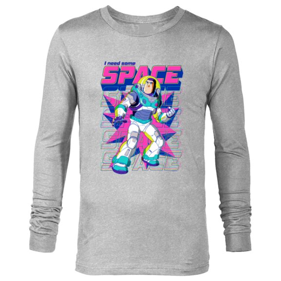Disney PIXAR Lightyear I Need Some Space - Long Sleeve T-Shirt for Men - Customized-Athletic Heather
