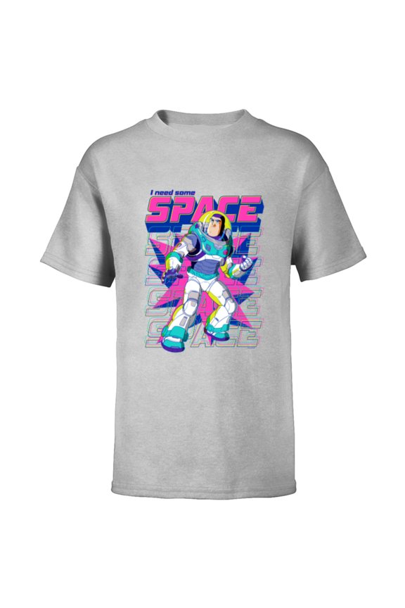 Disney PIXAR Lightyear I Need Some Space - Short Sleeve T-Shirt for Kids - Customized-Athletic Heather