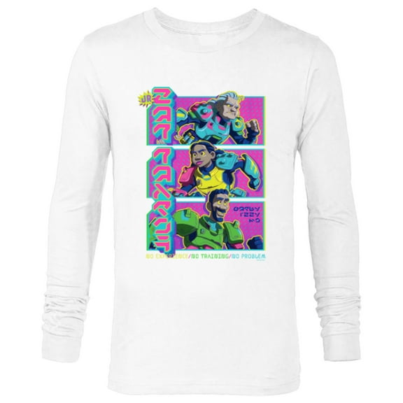 Disney PIXAR Lightyear No Experience No Training No Problem - Long Sleeve T-Shirt for Men - Customized-White