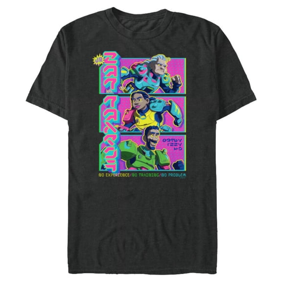 Disney PIXAR Lightyear No Experience No Training No Problem - Short Sleeve Blended T-Shirt for Adults - Customized-Dark Heather