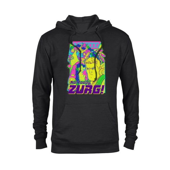 Disney PIXAR Lightyear Not Today Zurg - Pullover Hoodie for Adults - Customized-Black