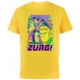 thumbnail image 1 of Disney PIXAR Lightyear Not Today Zurg - Short Sleeve Cotton T-Shirt for Adults - Customized-Yellow, 1 of 5