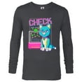 thumbnail image 1 of Disney PIXAR Lightyear Sox Check Me-Owt - Long Sleeve T-Shirt for Men - Customized-Charcoal Heather, 1 of 5