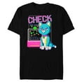 thumbnail image 1 of Disney PIXAR Lightyear Sox Check Me-Owt - Short Sleeve Blended T-Shirt for Adults - Customized-Black, 1 of 5