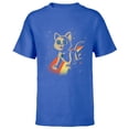 thumbnail image 1 of Disney PIXAR Lightyear Sox - Short Sleeve T-Shirt for Kids - Customized-Royal, 1 of 5