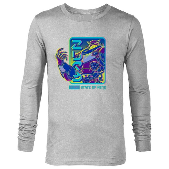 Disney PIXAR Lightyear Zurg State of Mind - Long Sleeve T-Shirt for Men - Customized-Athletic Heather