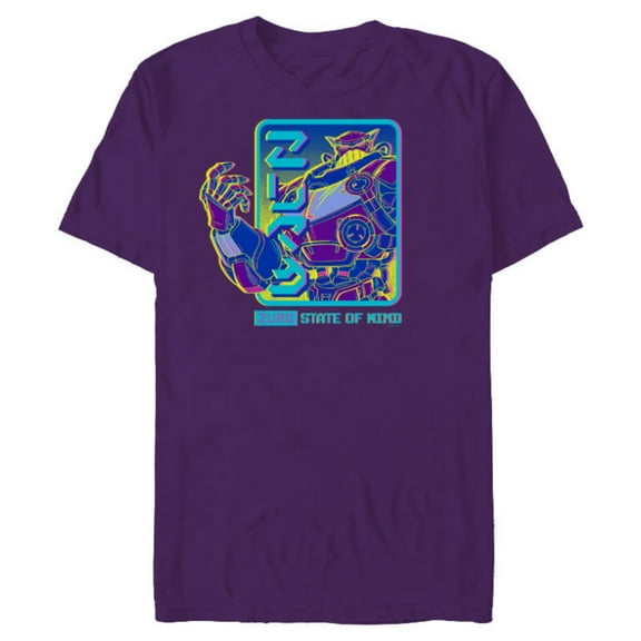 Disney PIXAR Lightyear Zurg State of Mind - Short Sleeve Blended T-Shirt for Adults - Customized-Purple