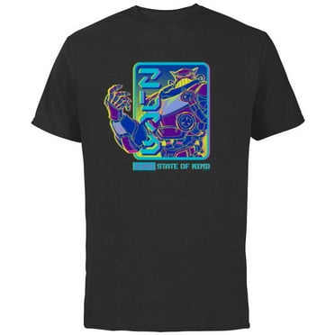 Disney PIXAR Lightyear Zurg State of Mind - Short Sleeve Cotton T-Shirt for Adults - Customized-Black