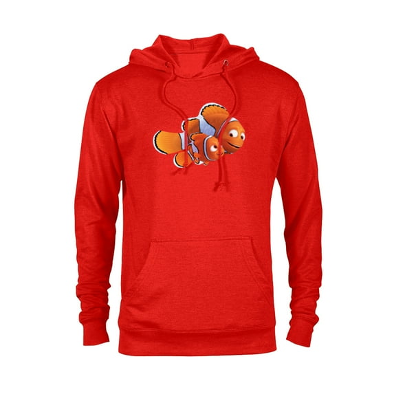 Disney PIXAR Marlin and Nemo T-Shirt - Pullover Hoodie for Adults - Customized-Red Heather