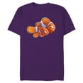 thumbnail image 1 of Disney PIXAR Marlin and Nemo T-Shirt- Short Sleeve Blended T-Shirt for Adults - Customized-Purple, 1 of 5