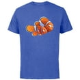 thumbnail image 1 of Disney PIXAR Marlin and Nemo T-Shirt - Short Sleeve Cotton T-Shirt for Adults - Customized-Royal Heather, 1 of 5