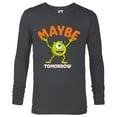 thumbnail image 1 of Disney PIXAR Mike Wazowski Maybe Tomorrow - Long Sleeve T-Shirt for Men - Customized-Charcoal Heather, 1 of 5
