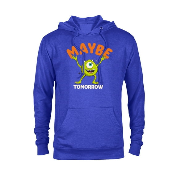 Disney PIXAR Mike Wazowski Maybe Tomorrow - Pullover Hoodie for Adults - Customized-Royal