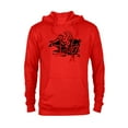 thumbnail image 1 of Disney PIXAR Monsters, Inc. James P. Sullivan - Pullover Hoodie for Adults - Customized-Red, 1 of 5