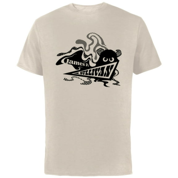 Disney PIXAR Monsters, Inc. James P. Sullivan - Short Sleeve Cotton T-Shirt for Adults - Customized-Natural