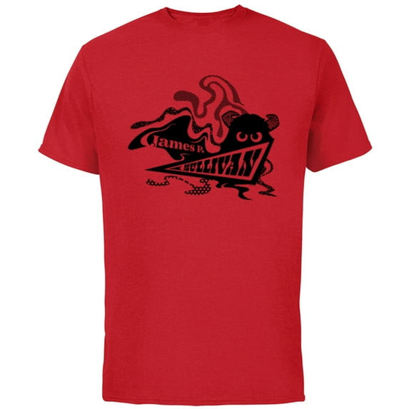 Disney PIXAR Monsters, Inc. James P. Sullivan - Short Sleeve Cotton T-Shirt for Adults - Customized-Red