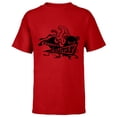 thumbnail image 1 of Disney PIXAR Monsters, Inc. James P. Sullivan - Short Sleeve T-Shirt for Kids - Customized-Red, 1 of 5