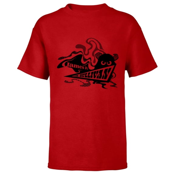 Disney PIXAR Monsters, Inc. James P. Sullivan - Short Sleeve T-Shirt for Kids - Customized-Red