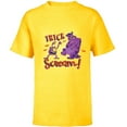 thumbnail image 1 of Disney PIXAR Monsters, Inc. Mike & Sulley Trick or Scream - Short Sleeve T-Shirt for Kids - Customized-Yellow, 1 of 5
