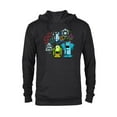 thumbnail image 1 of Disney PIXAR Monsters Inc. Mike & Sully Fa La La Holiday - Pullover Hoodie for Adults - Customized-Black, 1 of 5