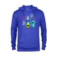 thumbnail image 1 of Disney PIXAR Monsters Inc. Mike & Sully Fa La La Holiday - Pullover Hoodie for Adults - Customized-Royal, 1 of 5