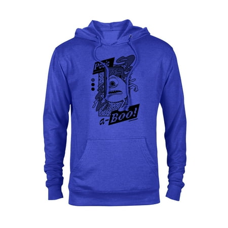 Disney PIXAR Monsters Inc. Mike Wazowski Peak-A-Boo - Pullover Hoodie for Adults - Customized-Royal