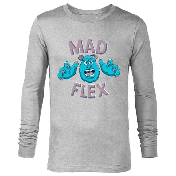 Disney PIXAR Monsters Inc. Sulley Mad Flex - Long Sleeve T-Shirt for Men - Customized-Athletic Heather