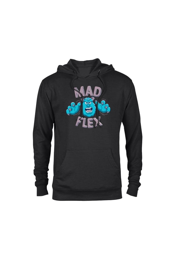 Disney PIXAR Monsters Inc. Sulley Mad Flex - Pullover Hoodie for Adults - Customized-Black