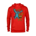 thumbnail image 1 of Disney PIXAR Monsters U Mikey and Sulley Roar T-Shirt - Pullover Hoodie for Adults - Customized-Red Heather, 1 of 5