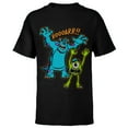 thumbnail image 1 of Disney PIXAR Monsters U Mikey and Sulley Roar T-Shirt - Short Sleeve T-Shirt for Kids - Customized-Black, 1 of 5