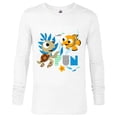 thumbnail image 1 of Disney PIXAR Nemo and Squirt T-Shirt - Long Sleeve T-Shirt for Men - Customized-White, 1 of 5