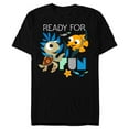 thumbnail image 1 of Disney PIXAR Nemo and Squirt T-Shirt- Short Sleeve Blended T-Shirt for Adults - Customized-Black, 1 of 5