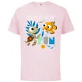 thumbnail image 1 of Disney PIXAR Nemo and Squirt T-Shirt - Short Sleeve Cotton T-Shirt for Adults - Customized-Soft Pink, 1 of 5