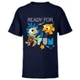 thumbnail image 1 of Disney PIXAR Nemo and Squirt T-Shirt - Short Sleeve T-Shirt for Kids - Customized-Athletic Navy, 1 of 5