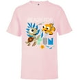 thumbnail image 1 of Disney PIXAR Nemo and Squirt T-Shirt - Short Sleeve T-Shirt for Kids - Customized-Soft Pink, 1 of 5