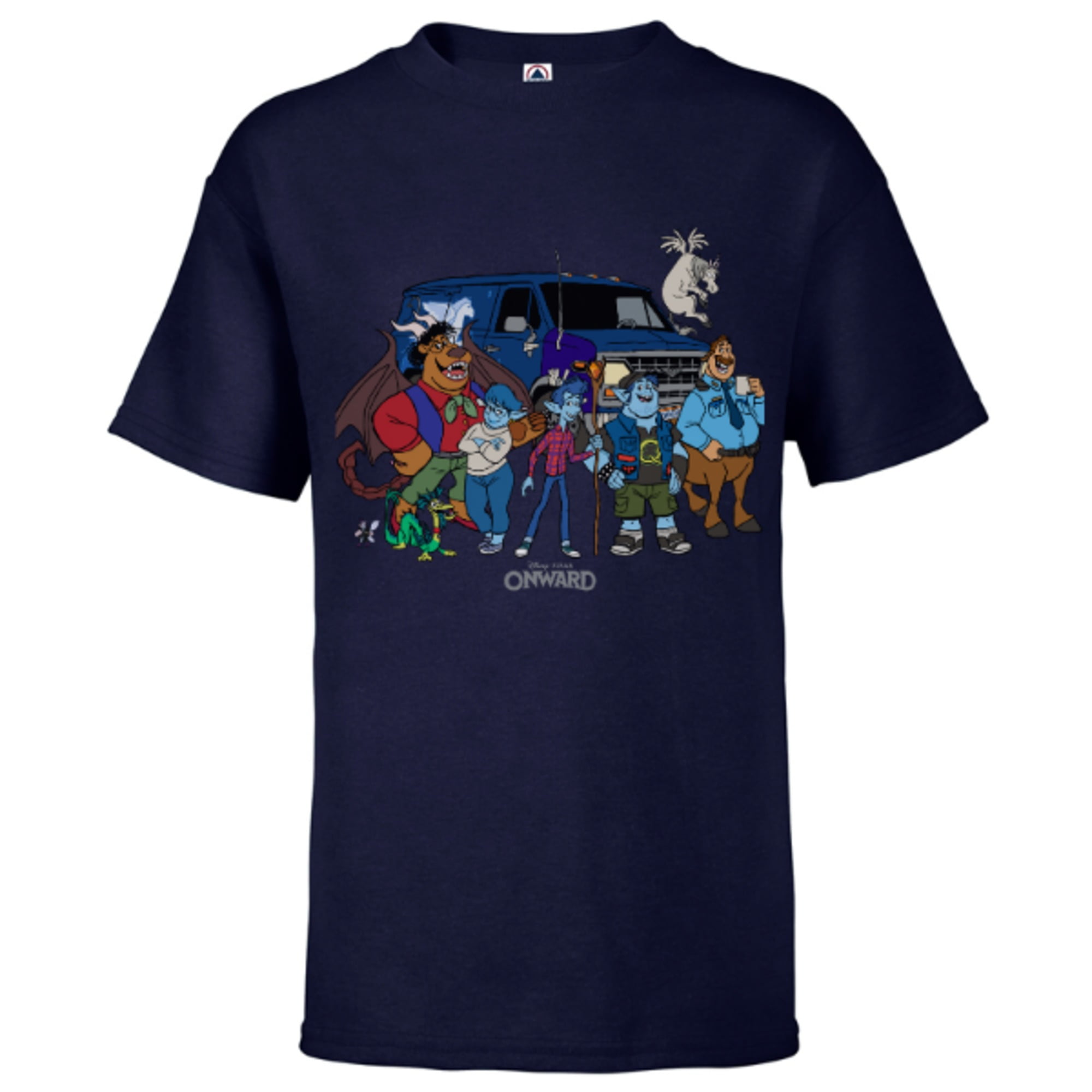 Disney PIXAR Onward Group Snapshot T-Shirt - Short Sleeve T-Shirt for ...