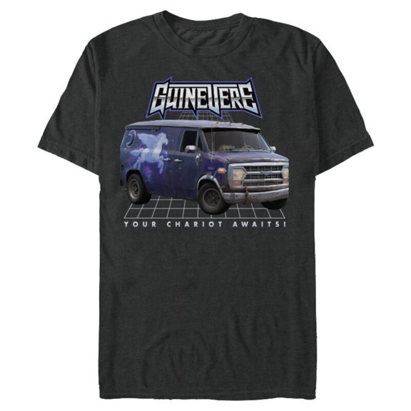 Disney PIXAR Onward Guinevere Chariot Awaits T-Shirt- Short Sleeve Blended T-Shirt for Adults - Customized-Dark Heather