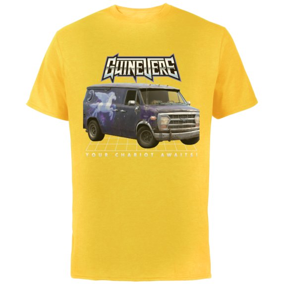 Disney PIXAR Onward Guinevere Chariot Awaits T-Shirt - Short Sleeve Cotton T-Shirt for Adults - Customized-Yellow