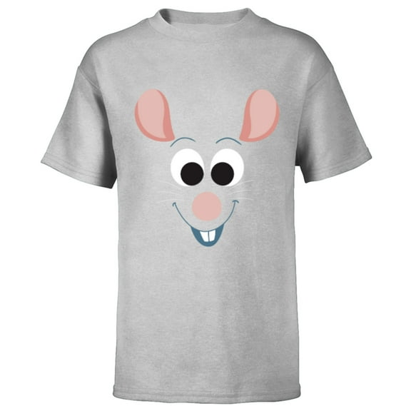 Disney PIXAR Ratatouille Remy Character Face - Short Sleeve T-Shirt for Kids - Customized-Athletic Heather