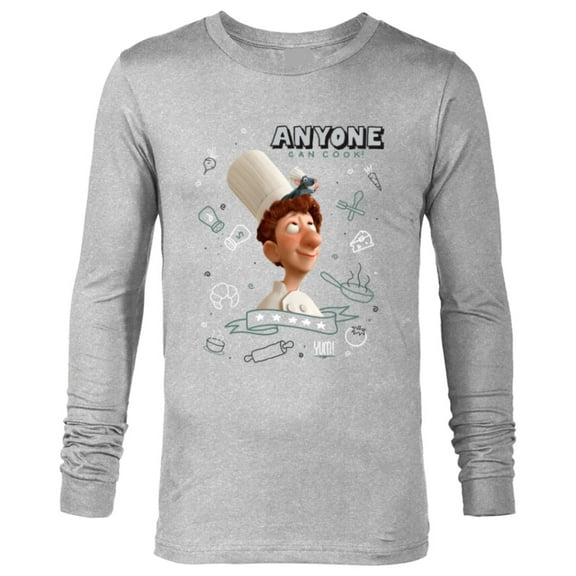 Disney PIXAR Ratatouille Remy & Linguini Anyone Can Cook - Long Sleeve T-Shirt for Men - Customized-Athletic Heather