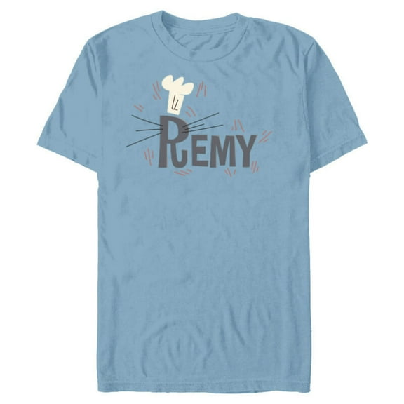 Disney PIXAR Ratatouille Remy - Short Sleeve Blended T-Shirt for Adults - Customized-Ocean Blue